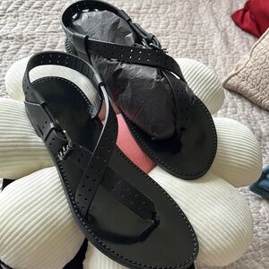 The Kooples Black Sandals size 39 (8)